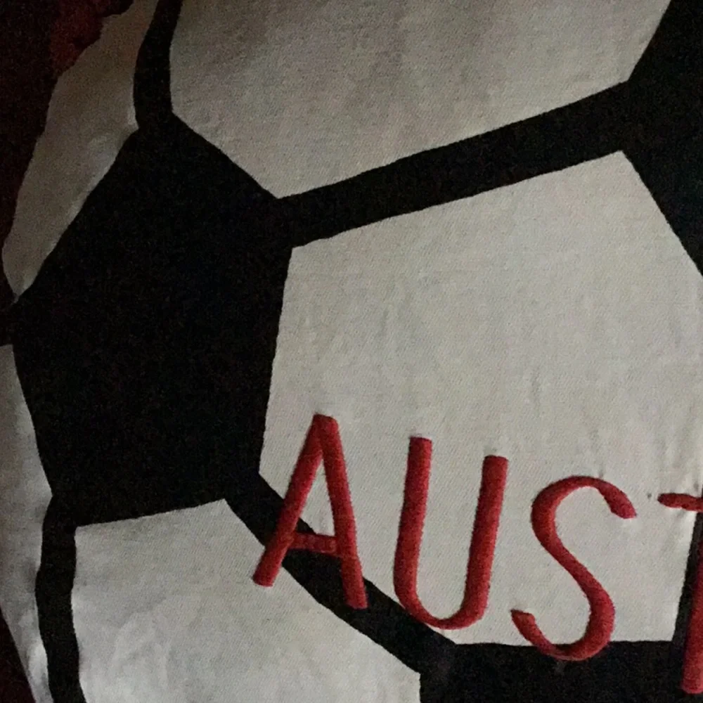 Athletic Decor Soccer ball pillow